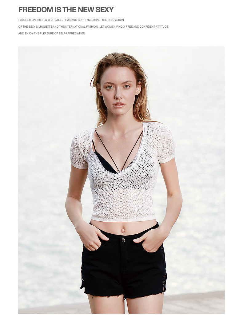 Easy Under 2018 Mới Lan Zhuoli Bralette Dây đeo áo ngực miễn phí áo lót nâng ngực