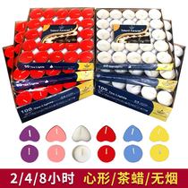 Scented candles Smoke-free candles Romantic creative birthday heart-shaped confession candles Hotel candles Tasteless tea wax boiled tea