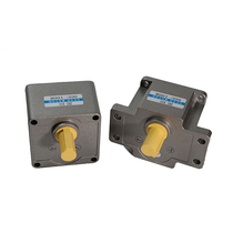 Speed ​​regulating motor box motor box ear hard tooth 0 bracket square box head machine variable speed surface gear reducer 9 right angle