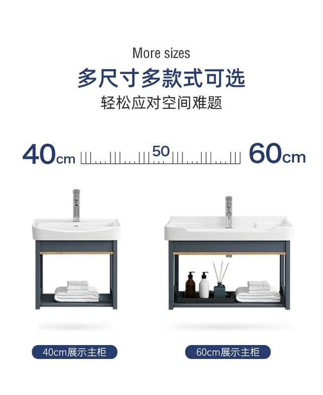 Chậu treo gốm hiện đại đơn giản khung ban công chậu nhỏ căn hộ nhỏ chậu rửa treo tường chậu rửa kết hợp tủ chậu lavabo đá tự nhiên