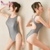 Cơ thể điêu khắc jumpsuit chết hồ chứa nước đồ ngủ sexy đồ lót hai chiều đồng phục không lưng vải bơi Nhật Bản sexy chết hồ chứa nước - Một mảnh Một mảnh