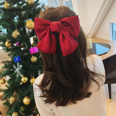 网红发饰韩国大蝴蝶结发夹发绳