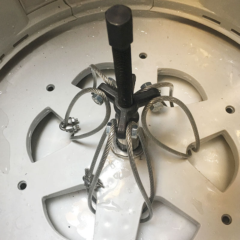 Stainless steel wire rope wave wheel washing machine inner cylinder cleaning disassembly repair universal rama three grasp home appliance cleaning tools