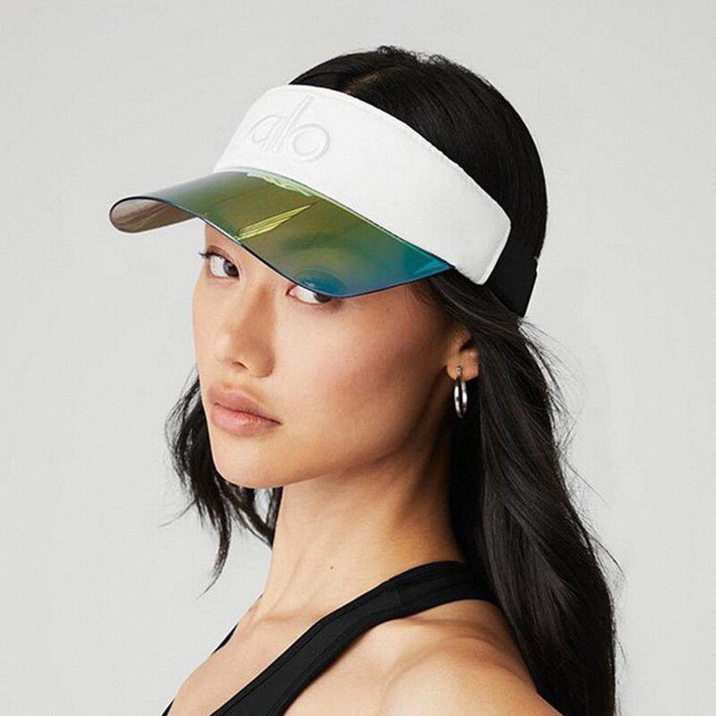[in Stock for Immediate Delivery] Alo New Towel-Style Open-Top Yoga Sunshade Uv Protection Wide-Brimmed Baseball Cap