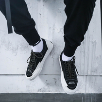 ENSHADOWER Hidden Tide Brand Low Helping Canvas Shoes Men and Women Couple Board Shoes Joker Ghost1 trendy shoes