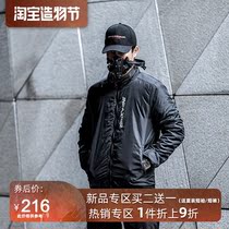 ENSHADOWER concealer universal liner cotton coat winter new mens coat black tide brand stand-up collar cotton suit