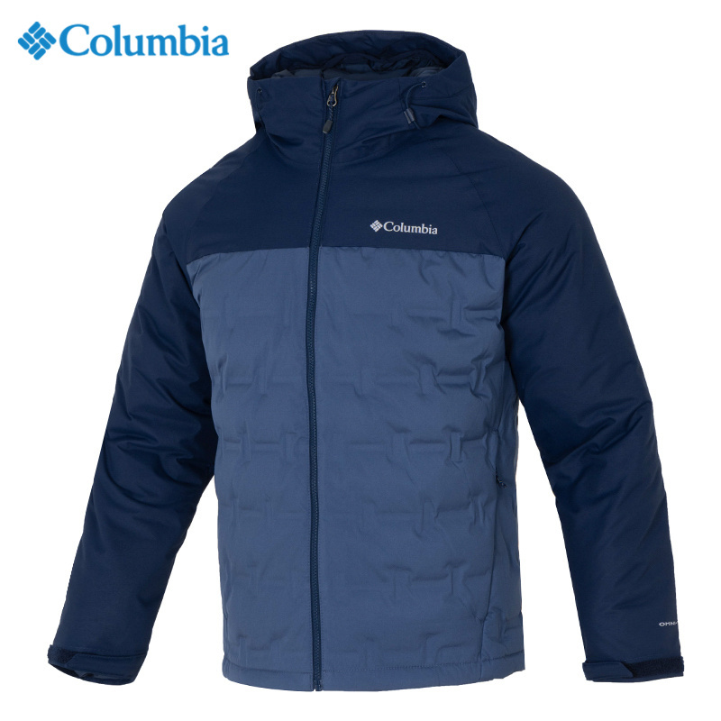 Columbia Official Website Men's down Jacket Winter New Outdoor Waterproof Warm Sportswear Hooded Jacket