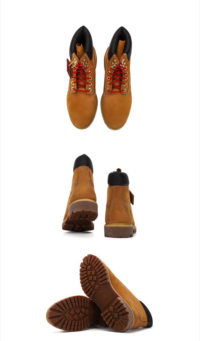 Timberland Tianbailan высокий Ботинок для мужчин Желтые ботинки мартин сапоги на открытом воздухе случайный водонепроницаемый Пинать неплохо 10061       