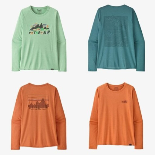 Patagonia Cap Cool Daily Women's C1 Quick-Dry Long-Sleeve T-Shirt 45205 Patagonia Cap Cool Daily Women's C1 Quick-Dry Long-Sleeve T-Shirt 45205