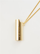YISHU AMBUSH LOGO LIGHTER CASE NECKLACE 20AW
