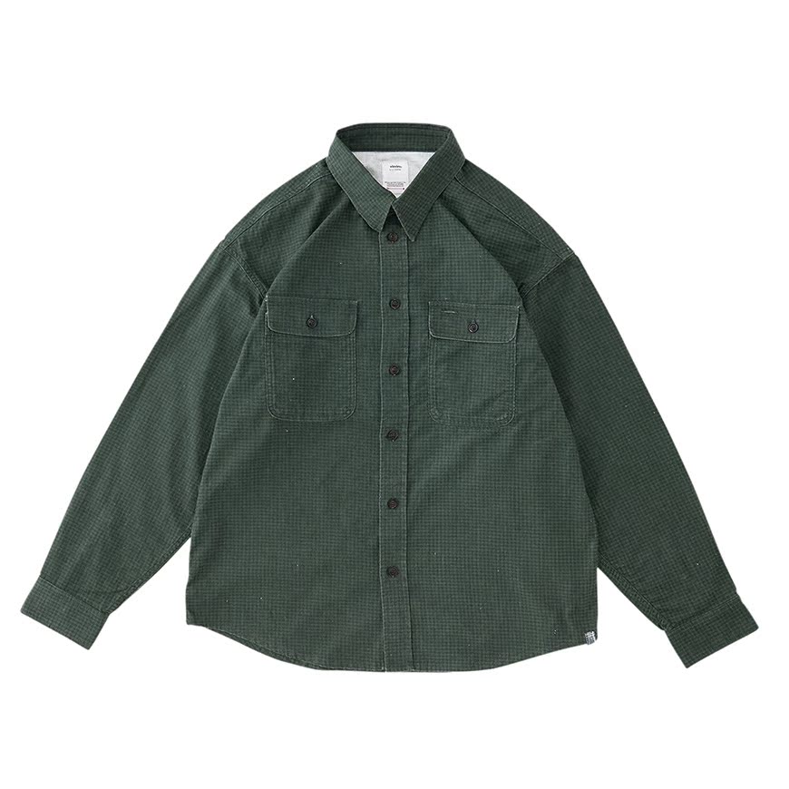 VISVIM LUMBER KHADI CHECK L S FLANNEL CHECK SHIRT 21SS 2 10