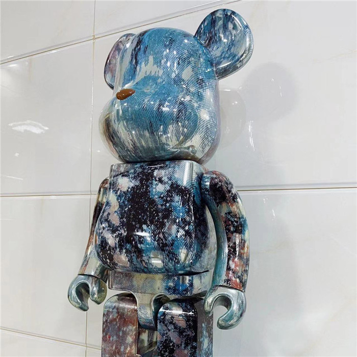 National bin Bearbrick BE@RBRICK 1000% PUSHEAD marble fifth paparazzi bear-Taobao