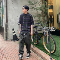 KOKURA DESCENDANT HYANNIS B D SS SHIRT FULL SIZE PLAID SHIRT 21SS