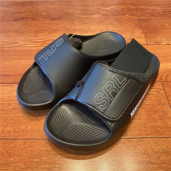 新品 NEIGHBORHOOD SRL OOFOS OOAHH 26cm 黒 NEIGHBORHOOD - Neighborhood x OOFOS Sport Flex Slides | HBX