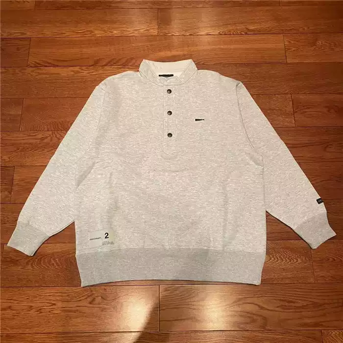国仓DESCENDANT VOIL HENLEY NECK SWEATSHIRT 亨利领卫衣19SS-淘宝