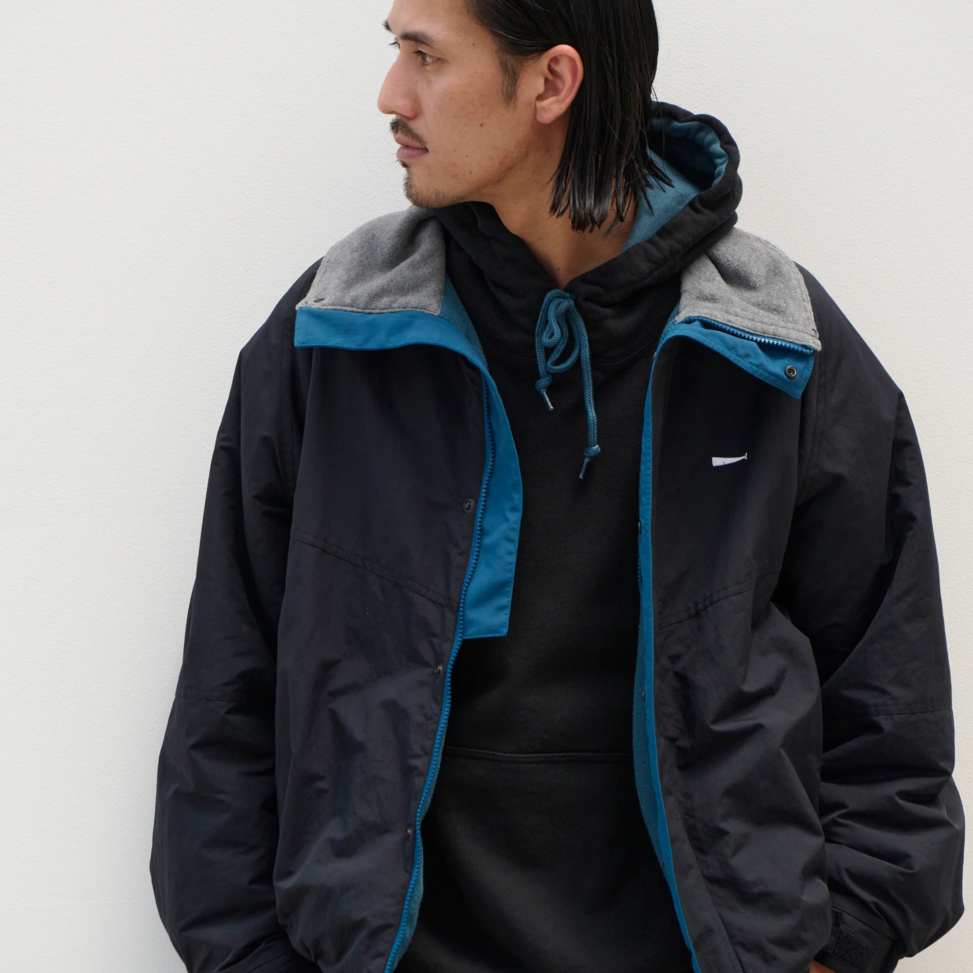 壹树DESCENDANT PISTEN NYLON JACKET 加绒刺绣拉链夹克25AW评价- 淘宝网