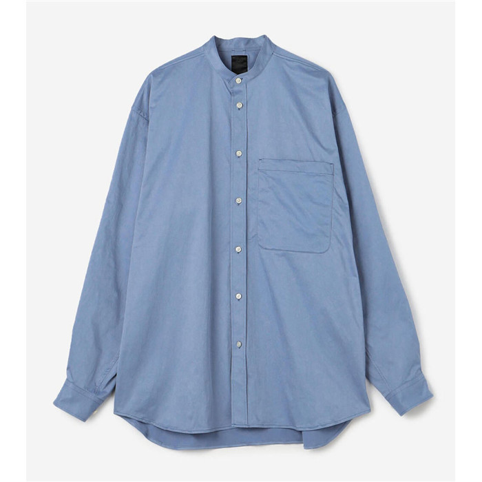 DAIWA PIER39 BAND COLLAR SHIRTS L S 22SS stand-up long sleeve shirt