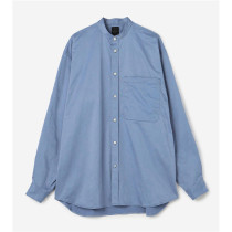 DAIWA PIER39 BAND COLLAR SHIRTS L S 22SS stand-up long sleeve shirt