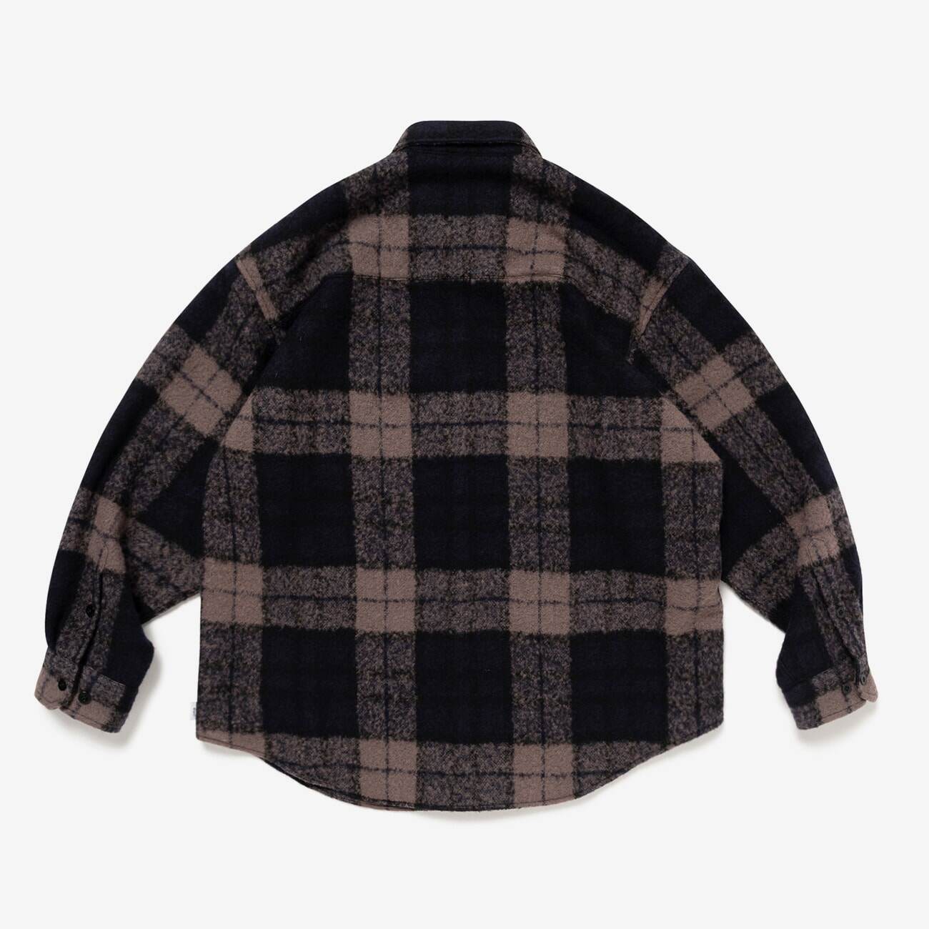 壹树WTAPS TXT 02/LS/WONY.TWEED.TEXTILE.OF 羊毛格纹衬衫25AW评价- 淘宝网