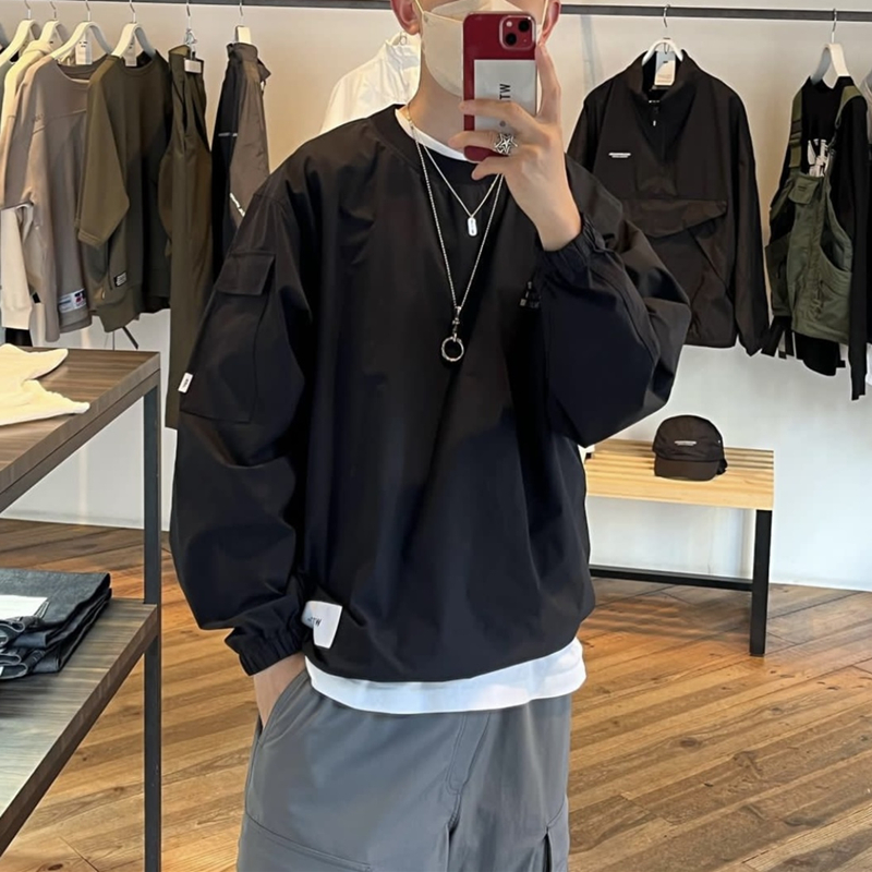 國倉WTAPS SMOCK/LS/POLY.RIPSTOP 尼龍刺繡套頭圓領襯衫夾克22SS - Taobao