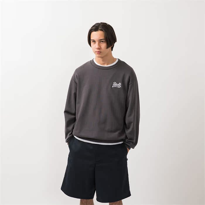 DESCENDANT DORSAL CREW NECK LIFE embroidery sleeve T 22SS