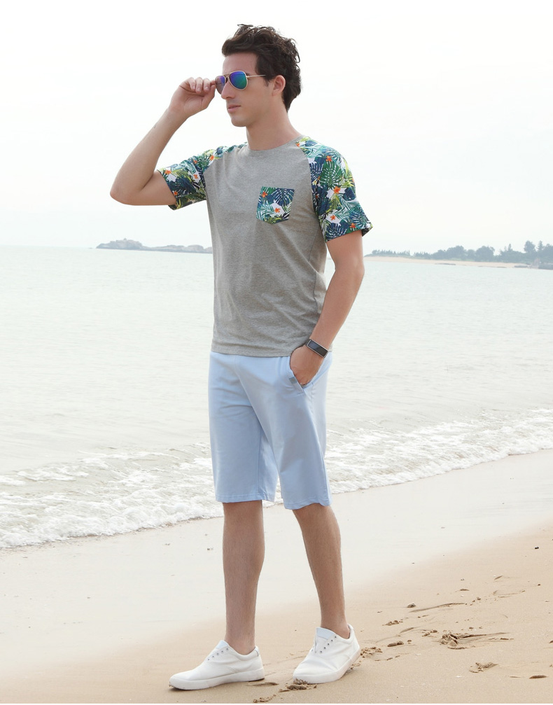 Ngôi sao cổ nam thể thao quần short mùa hè mỏng cotton chạy 5 điểm quần dây kéo túi giản dị năm điểm quần - Quần thể thao quần tập gym nữ lưng cao