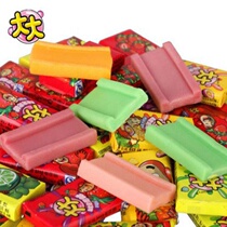 Big bubblegum chewing gum assorted multi-flavor 675g barrel about 150 pieces of childrens nostalgic leisure snacks