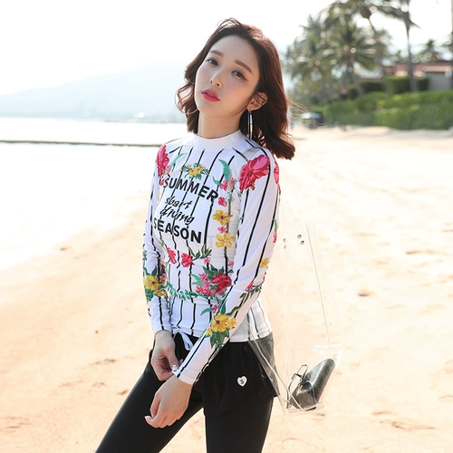 Раздельный лонгслив, штаны, купальник, быстросохнущий комплект, защита от солнца