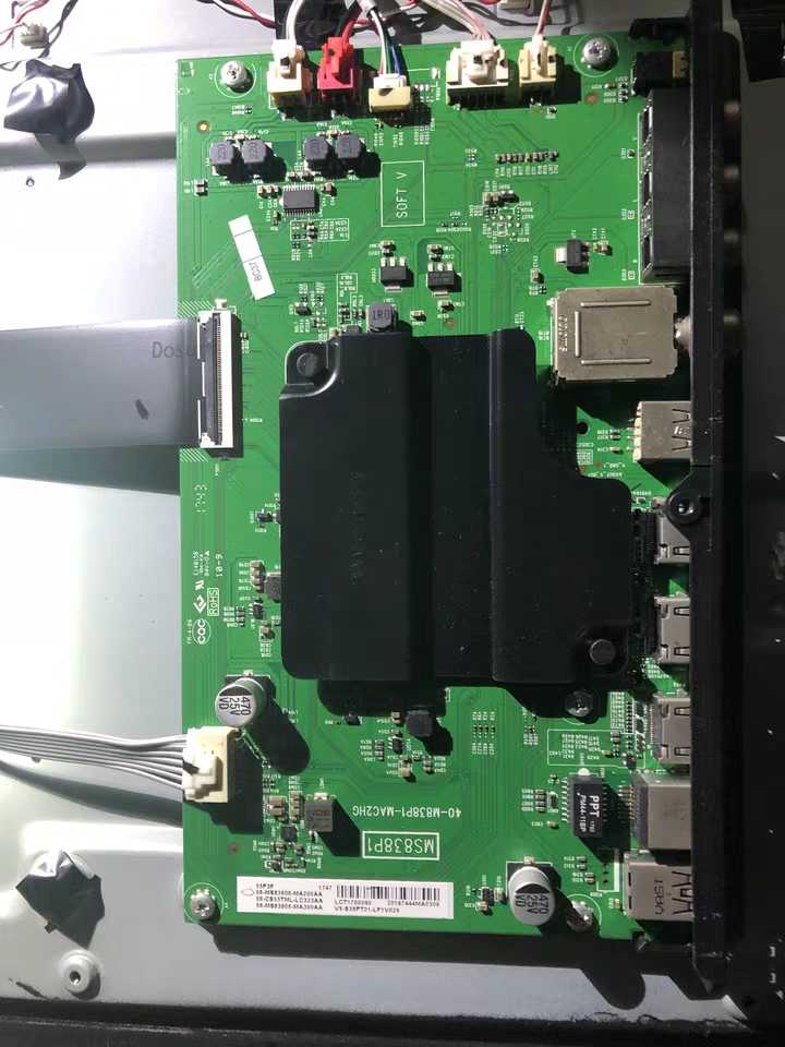 Original disassembly machine TCL 55P3F motherboard 40-M838P1-MAC2HG with screen LVF550ND1L