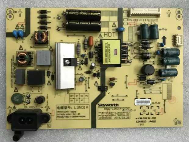 Original Skyworth 40X3 43E3500 Power Board 5800-L3N01A-0100 168P-L3N01A-00 01