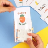 Прозрачная подвеска, комплект для школьников, мультяшный блокнот, ноутбук, «сделай сам», простой и элегантный дизайн, отрывной лист