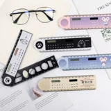 Универсальная линейка, милые обучающие канцтовары для школьников на солнечной энергии