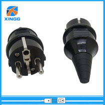 French power plug 16A250V German standard European type two round European gauge wiring plug with CE certification European standard connector