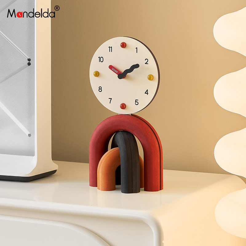 Mandela living room desktop decorations, home accessories, TV cabinets, foyer, creative minimalist clock, wine cabinet decorations