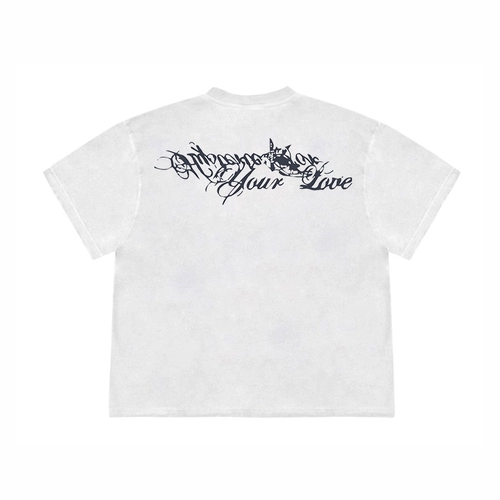 Летняя хлопковая ретро футболка, короткий рукав, европейский стиль, в американском стиле, оверсайз