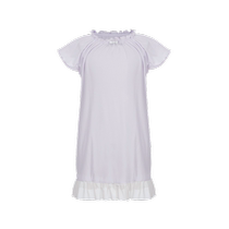 Adoring childrens sweet treasure girls spring and summer modal silk short-sleeved nightgown AK144E191