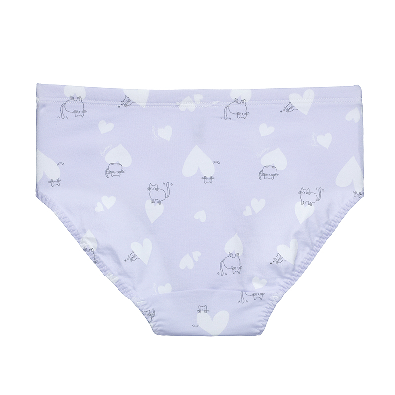 aimer kids love children angel pants printed soft cute waist briefs AK1222821