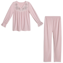 爱慕女士家居服睡衣时光琉璃长袖分身套装AM468321