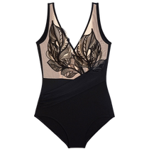 Love the bustling spring and summer womens deep V sexy asymmetrical one-piece swimsuit AM689742
