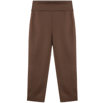 AIMER·CHUANG shuttle 3 series double-sided fabric wide waist trousers CA820721