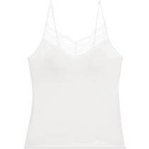 Admiration 24AW Simple Rhyme Bottoming Womens Silk Ribbon Cup Thin Belt Modal Vest Modal AM72A031