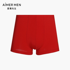 Трусы aimer men爱慕先生烫金福禄裤中腰平角裤ns23d611