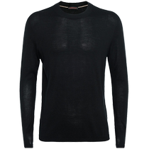 Mr. Admiration 24 autumn and winter lightweight knitted thermal underwear mens mulberry silk wool round neck long-sleeved bottoming top