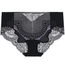 Admiration Panties Feminine Lace Thin Breathable Womens Mid-waist Boxer Briefs AD230311