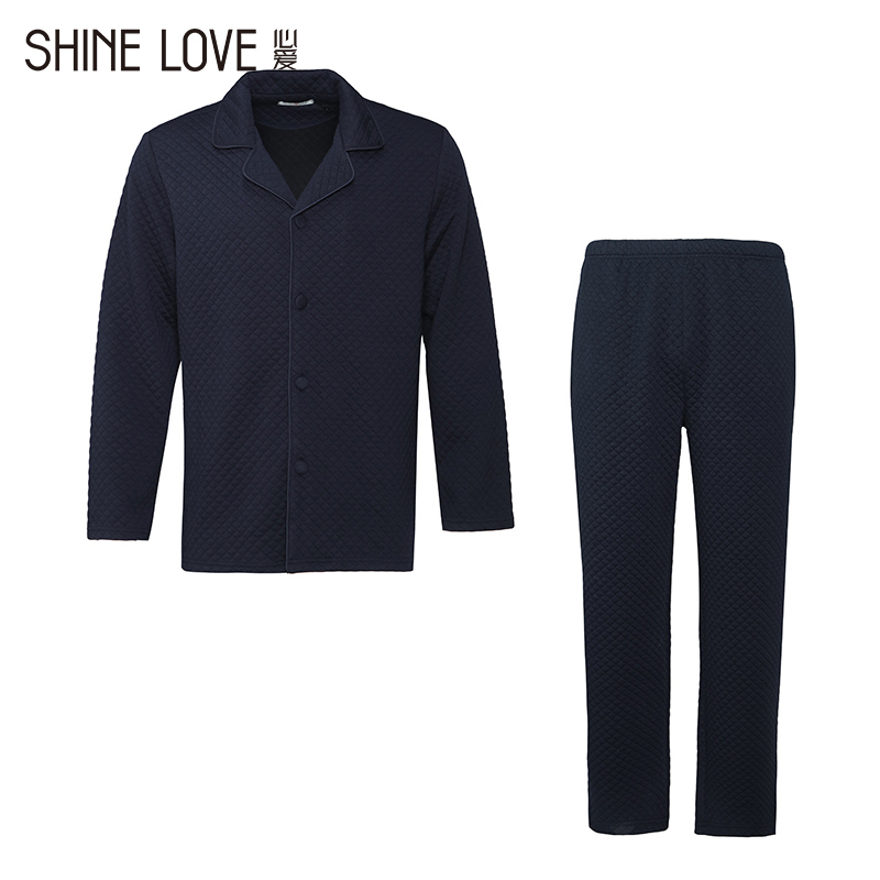 Pyjama pour homme SHINELOVE   en Polyester Polyester  à manches longues - Ref 3002258 Image 2