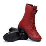 花蕴 Квадратная танцевальная обувь, туфли для танцевальной туфли с водой солдат в пятке черная кожа