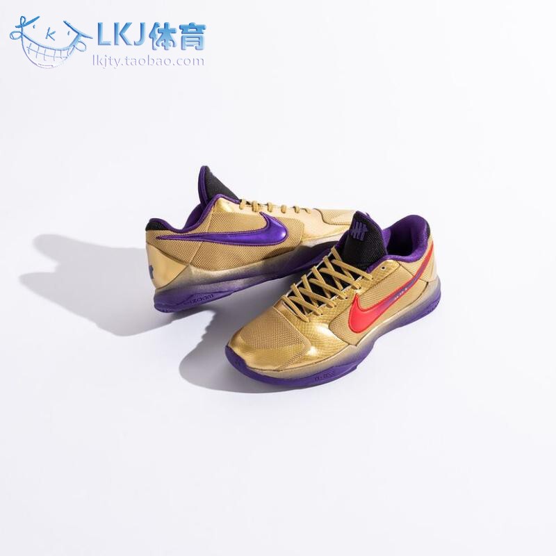 Undefeated X Nike Koke 5 Hof Kobe Zk5 Hall of Fame Purple Gold Da6809-700 Undefeated X Nike Koke 5 Hof Kobe Zk5 Hall of Fame Purple Gold Da6809-700