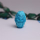 Natural raw mineral, Hubei Zhushan Yungai Temple Shiyan turquoise pure hand-carved piece of mermaid