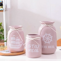 Thung lũng hoa mơ với dây nhỏ bình gốm tươi hoa nhân tạo hoa cho bình hoa trang trí gốm - Vase / Bồn hoa & Kệ lọ cắm hoa