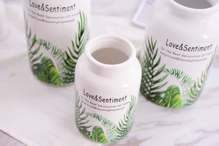 Thung lũng Huameng Cục Lâm nghiệp Bình hoa Hoa nhân tạo Hoa áp dụng Bình gốm Trang trí thủ công Trang trí - Vase / Bồn hoa & Kệ bình thủy tinh trồng cây